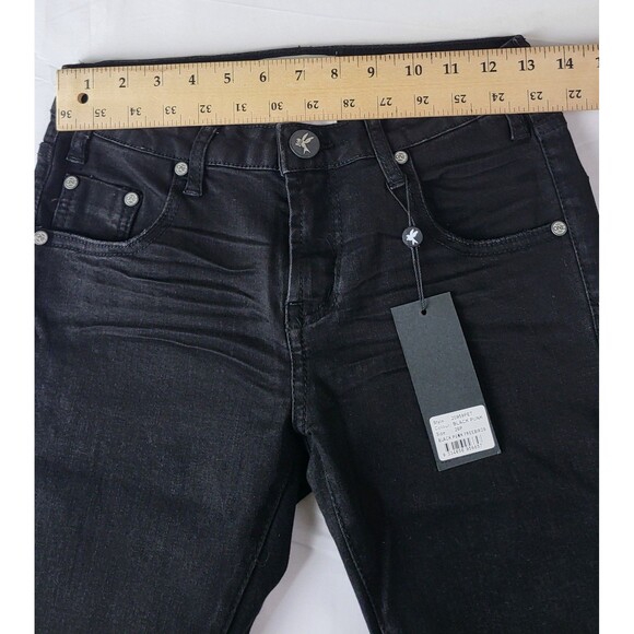 One Teaspoon Womens Petite Size 26P Black Punk Freebird II NWT - Picture 8 of 9